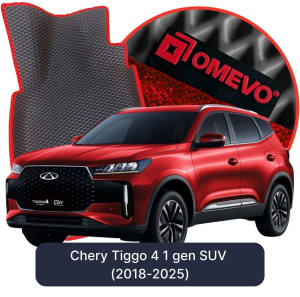 OMEVO 5D Pro EVA Mats for Chery Tiggo 4 1 gen SUV (2018-2025)