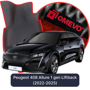 OMEVO 5D Pro EVA Mats for Peugeot 408 Allure 1 gen Liftback (2022-2025)