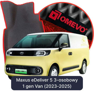 OMEVO 5D Pro EVA Mats for Maxus eDeliver 5 3 Seater 1 gen Van (2023-2025)