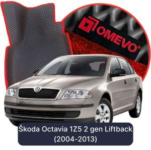 OMEVO 5D Pro EVA Mats for Škoda Octavia 1Z5 2 gen Liftback (2004-2013)