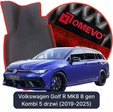 OMEVO 5D Pro EVA Mats for Volkswagen Golf R MK8 8 gen Station Wagon 5 doors (2019-2025)