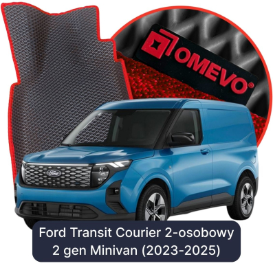 OMEVO 5D Pro EVA Mats for Ford Transit Courier 2 Seater 2 gen Minivan (2023-2025)