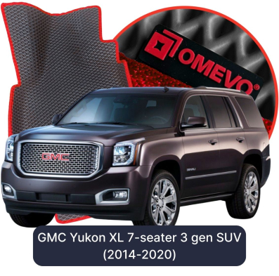 EVA car mats OMEVO for GMC Yukon XL 7-seater 3 gen SUV (2014-2020)
