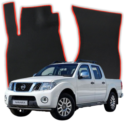 EVA car mats OMEVO for Nissan Navara XE Long D40 3 gen Pick-up (2005-2014)