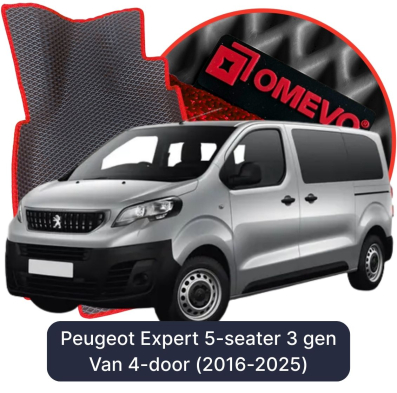 EVA car mats OMEVO for Peugeot Expert 5-seater 3 gen Van 4-door (2016-2025)