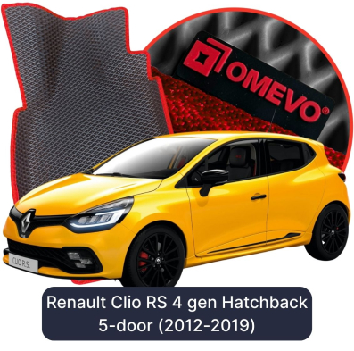 EVA car mats OMEVO for Renault Clio RS 4 gen Hatchback 5-door (2012-2019)