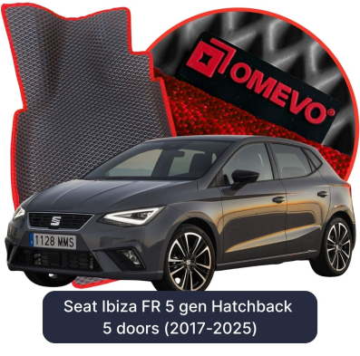 EVA car mats OMEVO for Seat Ibiza FR 5 gen Hatchback 5-door (2017-2025)