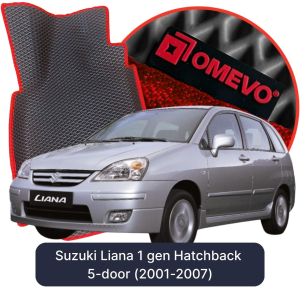 OMEVO 5D Pro EVA Mats for Suzuki Liana 1 gen Hatchback 5-door (2001-2007)