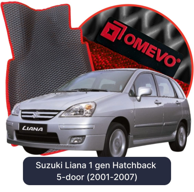 EVA car mats OMEVO for Suzuki Liana 1 gen Hatchback 5-door (2001-2007)