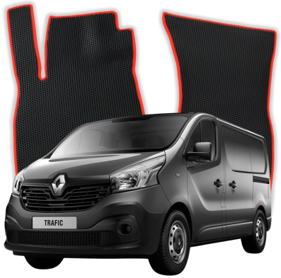 EVA car mats OMEVO for Renault Trafic 6-seater L2 3 gen Minivan 4-door (2014-2025)