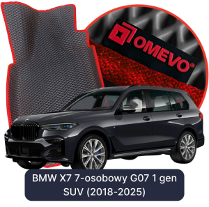 OMEVO 5D Pro EVA Mats for BMW X7 7-seater G07 1 gen SUV (2018-2025)