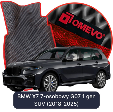OMEVO 5D Pro EVA Mats for BMW X7 7-seater G07 1 gen SUV (2018-2025)