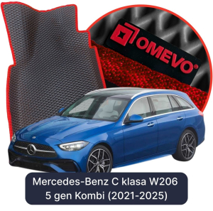 OMEVO 5D Pro EVA Mats for Mercedes-Benz C-Class W206 5th gen Kombi (2021-2025)