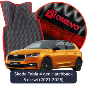 OMEVO 5D Pro EVA Mats for Škoda Fabia 4 gen Hatchback (2021-2025)