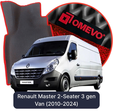OMEVO EVA car mats for Renault Master 2-Seater 3 gen Van (2010-2024)