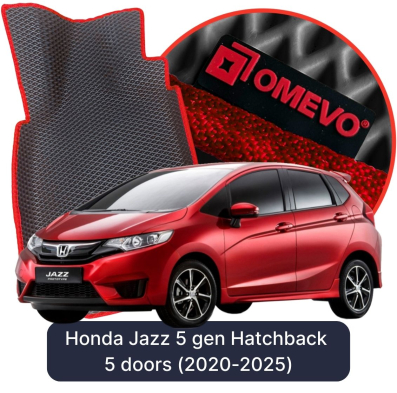 OMEVO EVA car mats for Honda Jazz 5 gen Hatchback 5 doors (2020-2025)