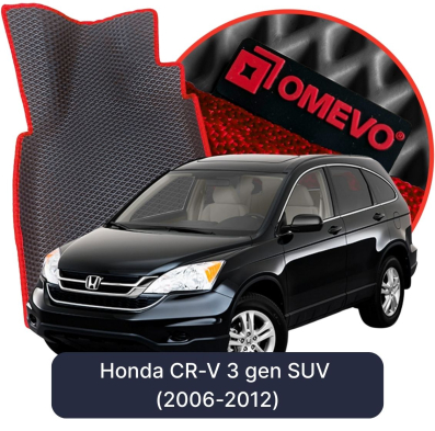 OMEVO EVA car mats for Honda CR-V 3 gen SUV (2006-2012)
