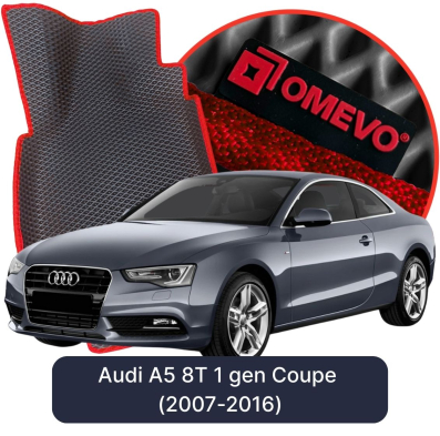 OMEVO EVA car mats for Audi A5 8T 1 gen Coupe (2007-2016)