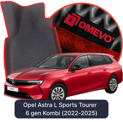 OMEVO EVA car mats for Opel Astra L Sports Tourer 6 gen Kombi (2022-2025)