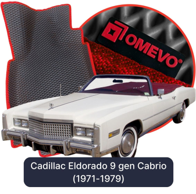 OMEVO EVA car mats for Cadillac Eldorado 9 gen Cabrio (1971-1979)