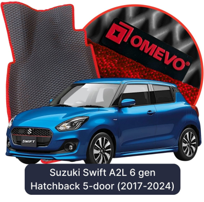 OMEVO EVA car mats for Suzuki Swift A2L 6 gen Hatchback 5-door (2017-2024)