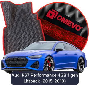 OMEVO 5D Pro EVA Mats for Audi RS7 Performance 4G8 1 gen Liftback (2015-2019)