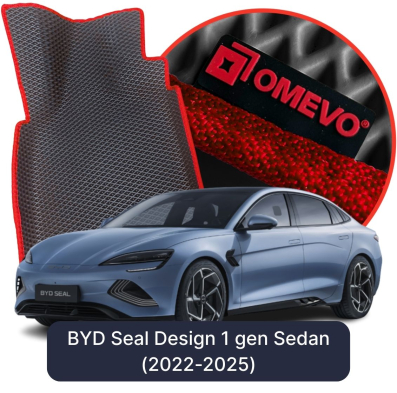 OMEVO EVA car mats for BYD Seal Design 1 gen Sedan (2022-2025)