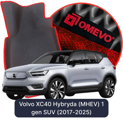 OMEVO EVA car mats for Volvo XC40 Hybrid (MHEV) 1 gen (2017-2025)