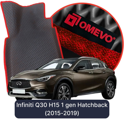 OMEVO EVA car mats for Infiniti Q30 H15 1 gen Hatchback (2015-2019)