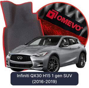 OMEVO 5D Pro EVA Mats for Infiniti QX30 H15 1 gen SUV (2016-2019)