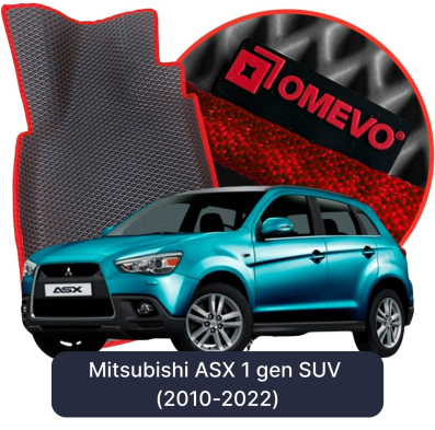 OMEVO EVA car mats for Mitsubishi ASX 1 gen SUV (2010-2022)