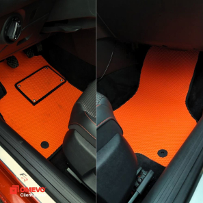 OMEVO EVA car mats for Seat Leon FR 5F 3 gen Hatchback 5 doors (2012-2020)