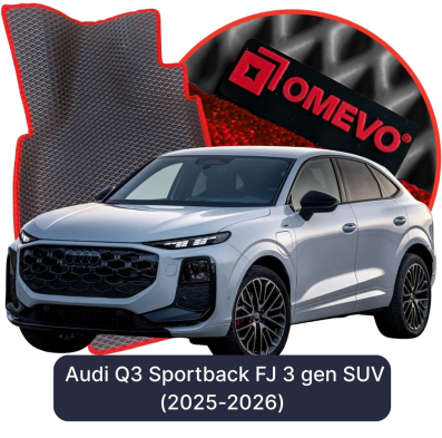 OMEVO EVA car mats for  Audi Q3 Sportback FJ 3 gen SUV (2025-2026)