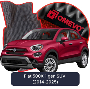 OMEVO 5D Pro EVA Mats for Fiat 500X 1 gen SUV (2014-2025)