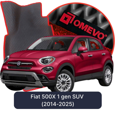 OMEVO EVA car mats for Fiat 500X 1 gen SUV (2014-2025)