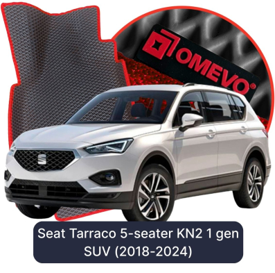 OMEVO EVA car mats for Seat Tarraco 5-Seater KN2 1 gen SUV (2018-2024)