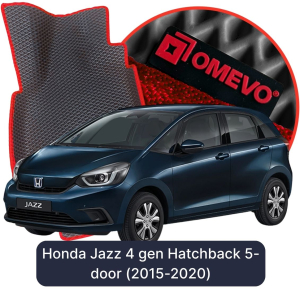 OMEVO 5D Pro EVA Mats for Honda Jazz 4 gen Hatchback 5-door (2015-2020)