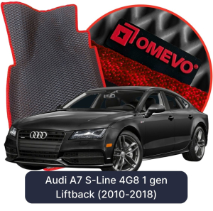 OMEVO 5D Pro EVA Mats for Audi A7 S-Line 4G8 1 gen Liftback (2010-2018)