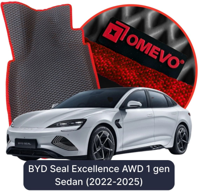 OMEVO EVA car mats for BYD Seal Excellence AWD 1 gen Sedan (2022-2025)