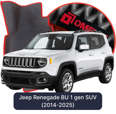 OMEVO EVA car mats for Jeep Renegade BU 1 gen SUV (2014-2025)