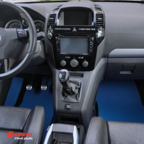 OMEVO EVA car mats for Opel Zafira B A05 2 gen Minivan (2004-2014)