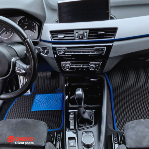 OMEVO EVA car mats for BMW X1 F48 2 gen SUV (2015-2022)
