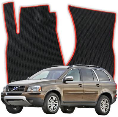 OMEVO EVA car mats for Volvo XC90 Anglik 1 gen SUV (2002-2016)