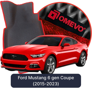 OMEVO 5D Pro EVA Mats for Ford Mustang 6 gen Coupe (2015-2023)