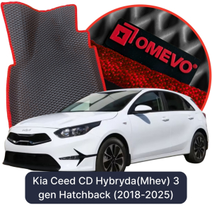 OMEVO 5D Pro EVA Mats for Kia Ceed CD Hybrid (MHEV) 3 gen Hatchback (2018-2025)