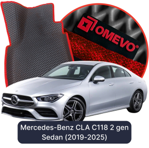 OMEVO 5D Pro EVA Mats for Mercedes-Benz CLA C118 Hybrid 2nd gen Sedan (2019–2025)