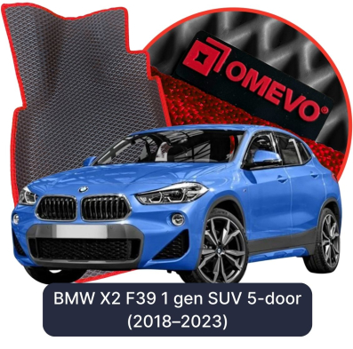 OMEVO EVA car mats for BMW X2 F39 1 gen SUV 5-door (2018–2023)