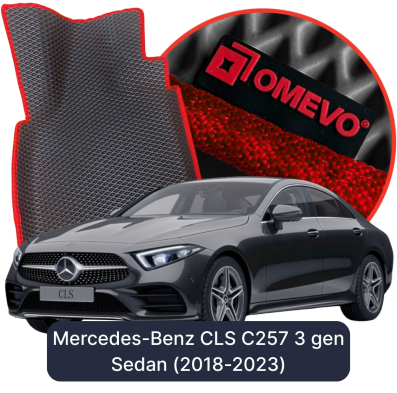 OMEVO EVA car mats for Mercedes-Benz CLS C257 3rd gen Sedan (2018-2023)