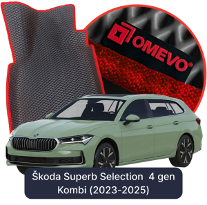 OMEVO 5D Pro EVA Mats for Škoda Superb Selection 4 gen Kombi (2023-2025)