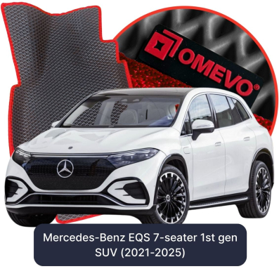 OMEVO EVA car mats for Mercedes-Benz EQS 7-seater 1st gen SUV (2021-2025)